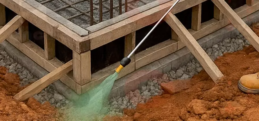 Foundation Slab Termite Treatment in Douglasville